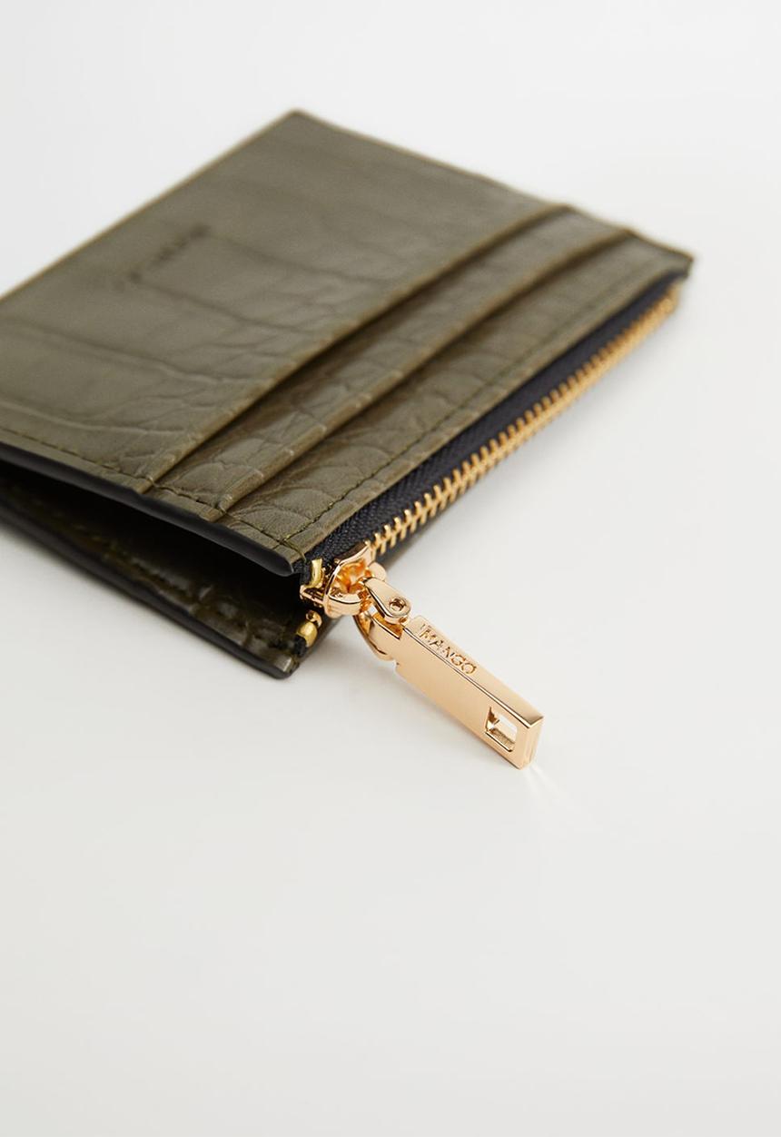 MANGO - Card holder malaga - green