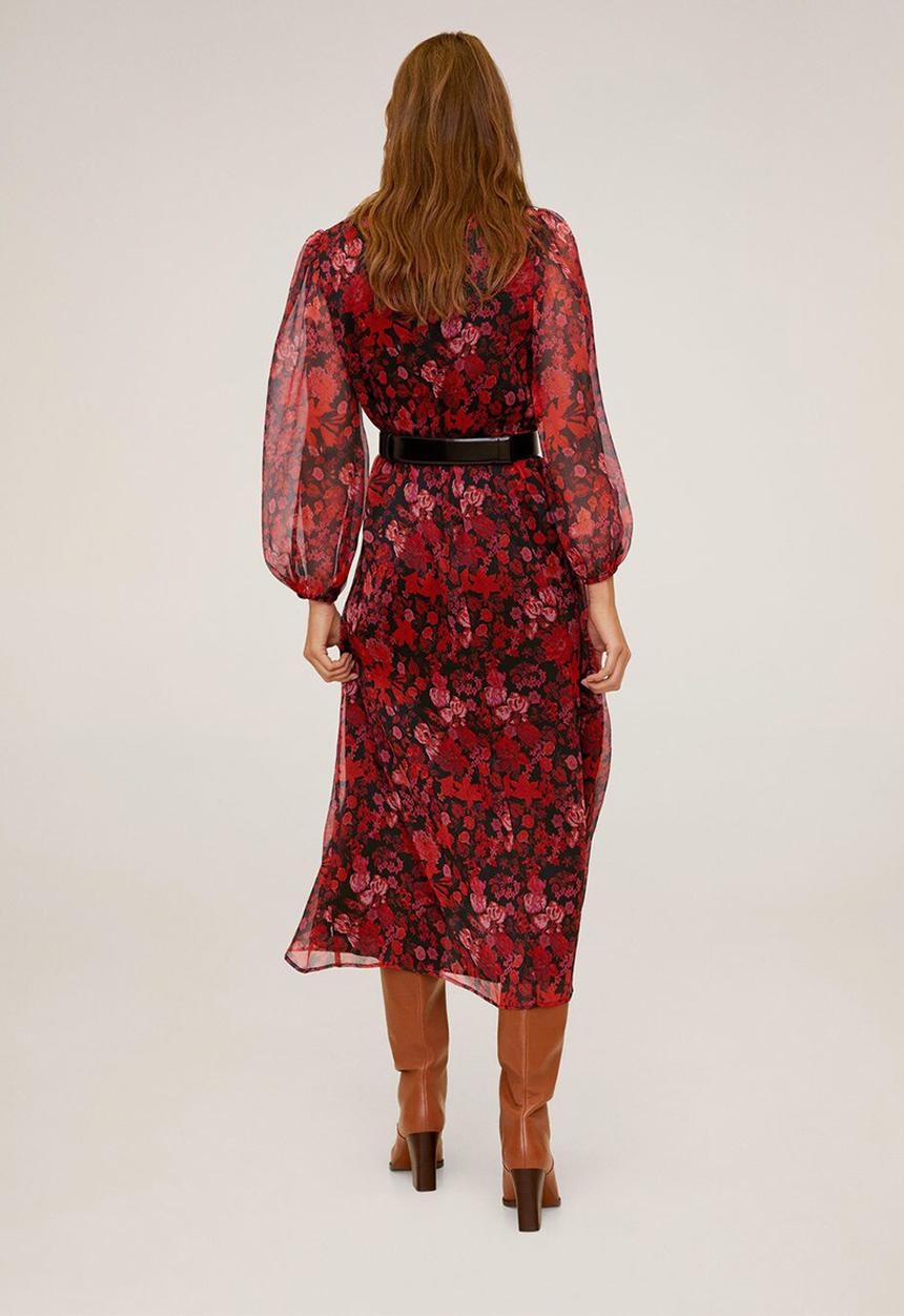 MANGO - Dress winona - red