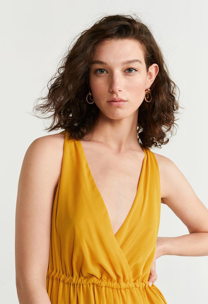 MANGO - Dress kinder - yellow