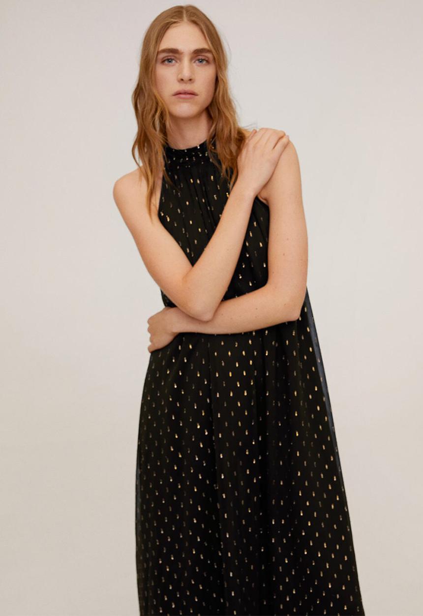 MANGO - Dress opalo-a - black