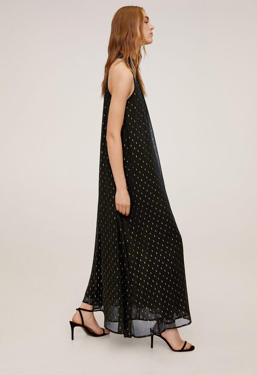 MANGO - Dress opalo-a - black