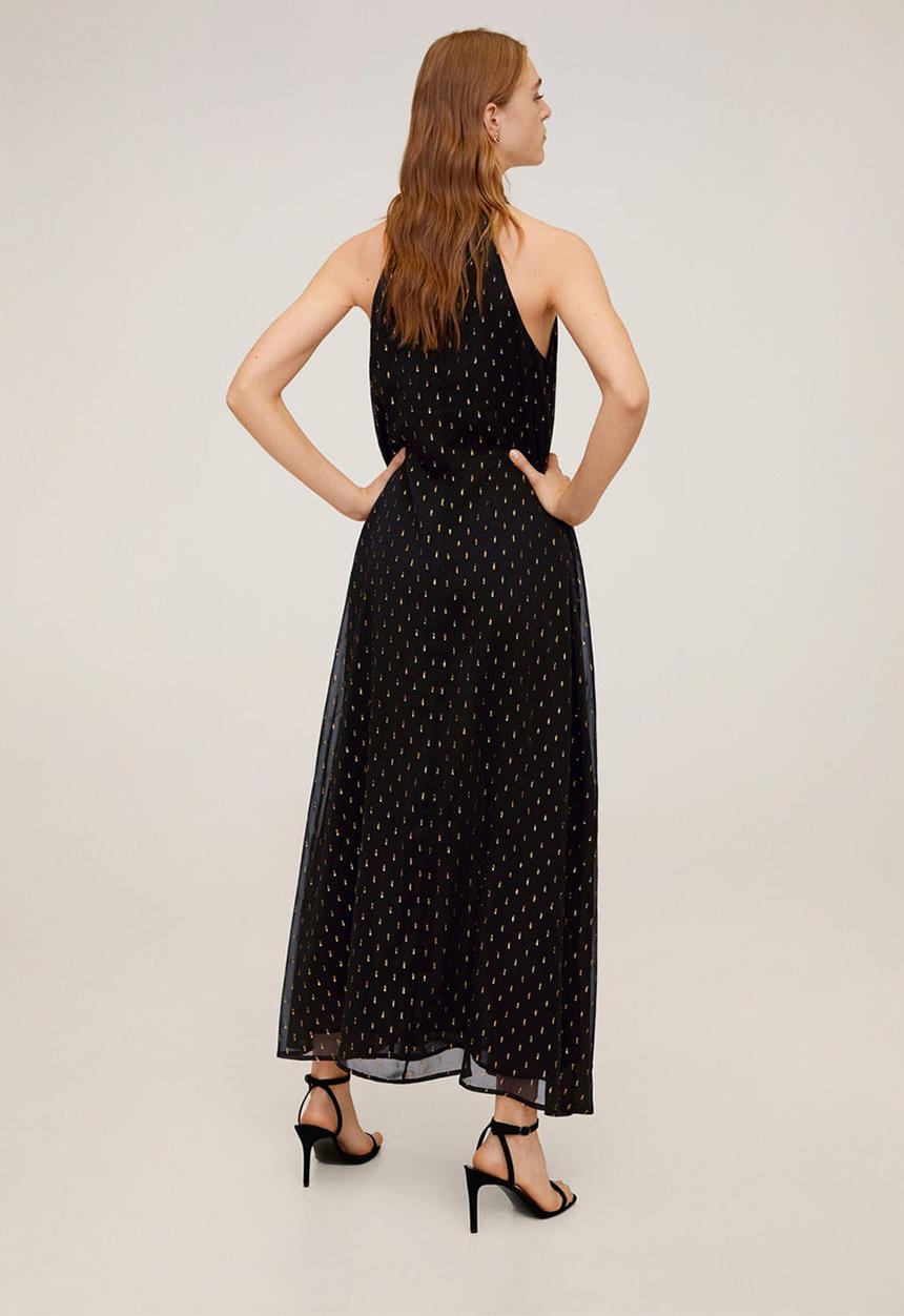 MANGO - Dress opalo-a - black