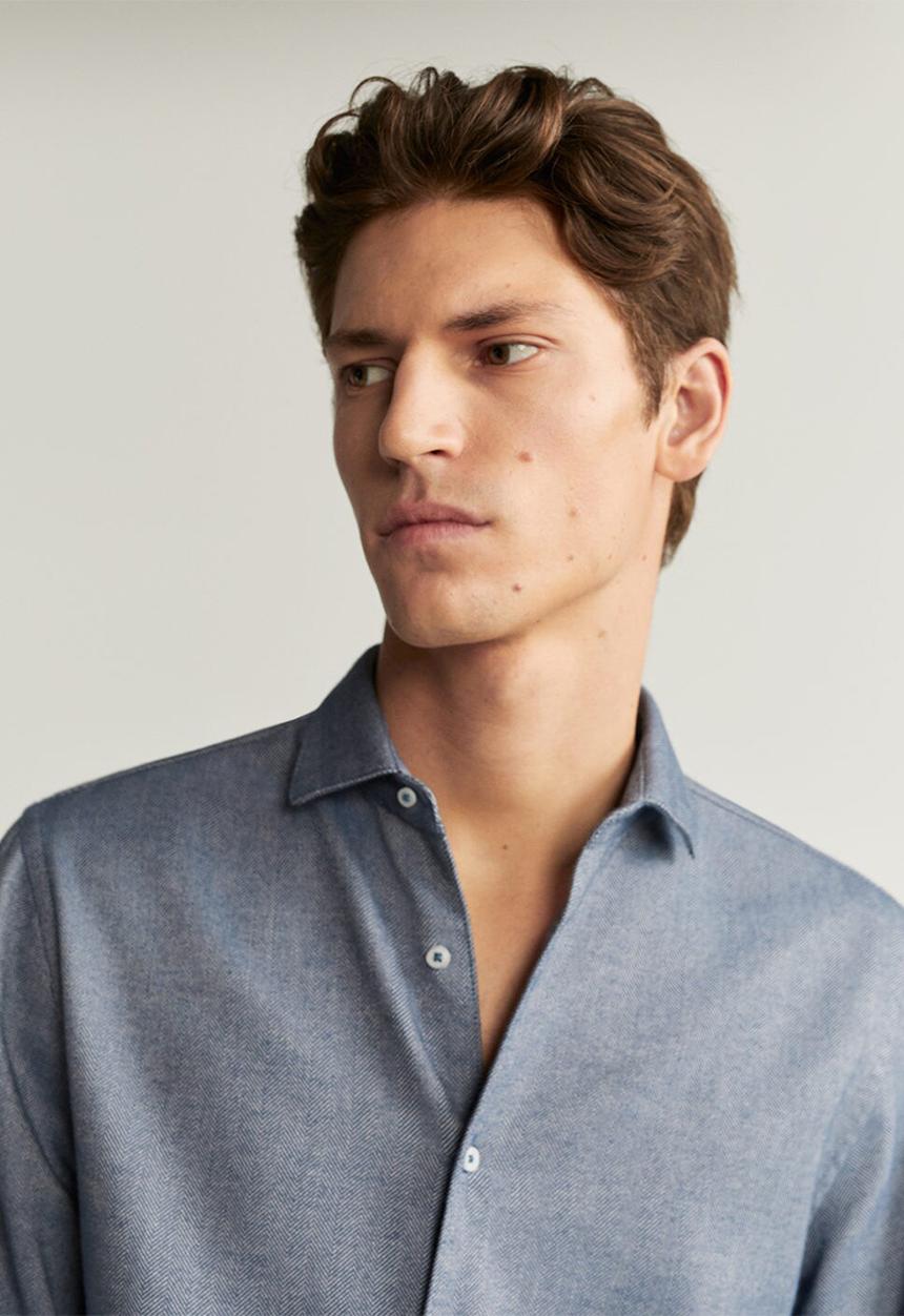 MANGO - Pack shirt - blue