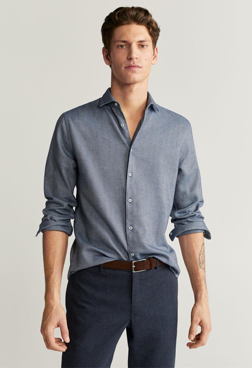 MANGO - Pack shirt - blue