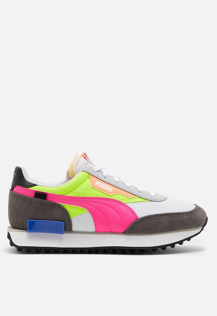 PUMA - Future rider play on - puma white & castlero