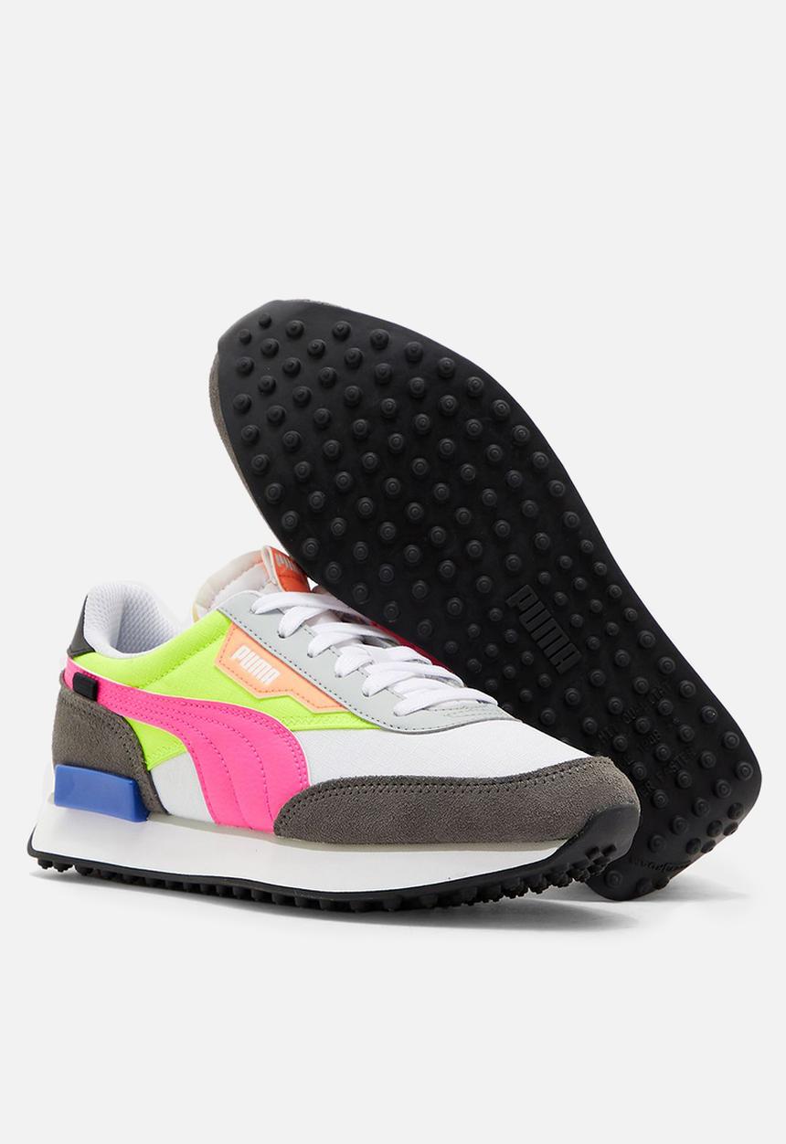 PUMA - Future rider play on - puma white & castlero