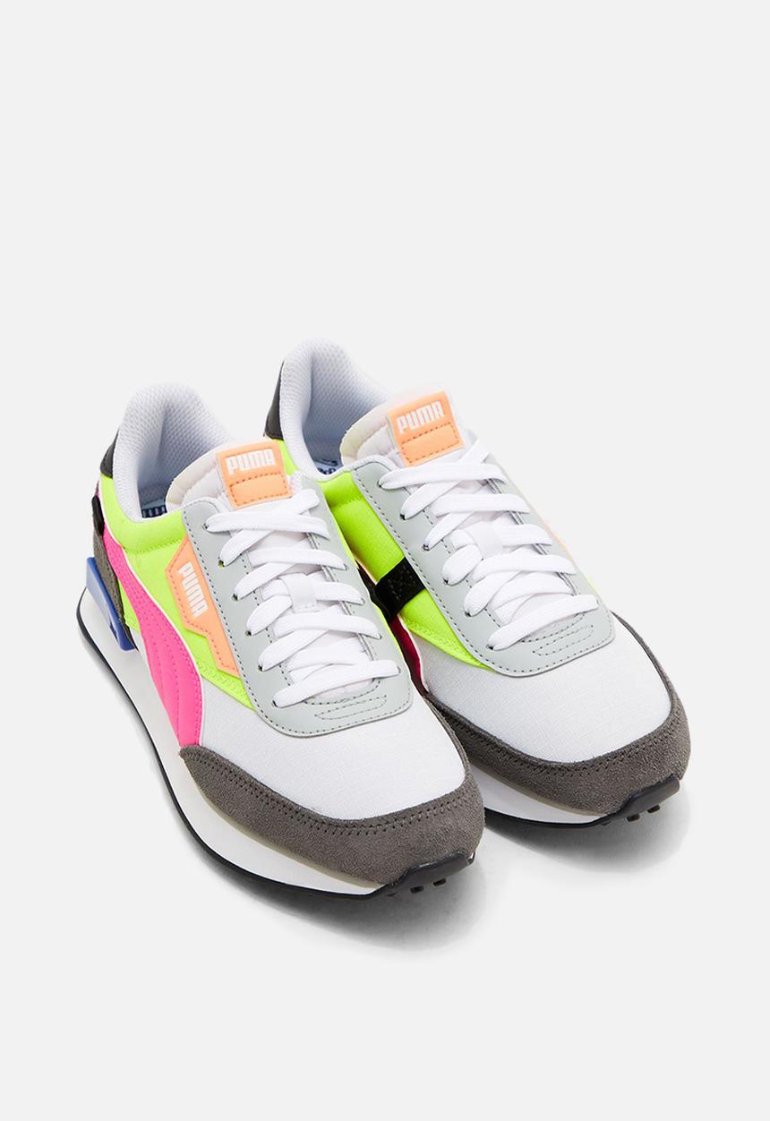 PUMA - Future rider play on - puma white & castlero