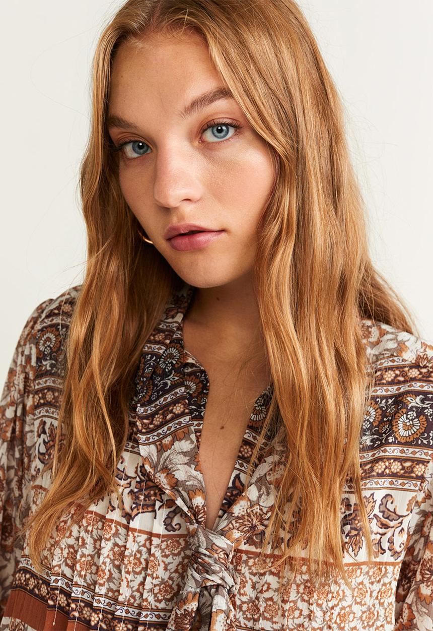 MANGO - Long sleeve dress - mutli