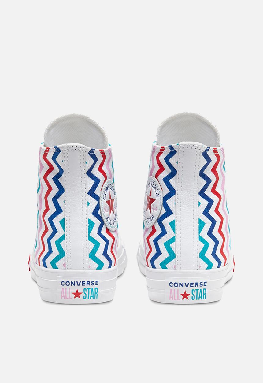 Converse - Chuck Taylor All Star VLTG Hi - white/university red - back to earth