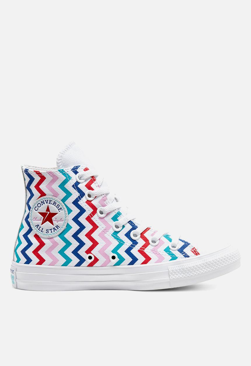 Converse - Chuck Taylor All Star VLTG Hi - white/university red - back to earth