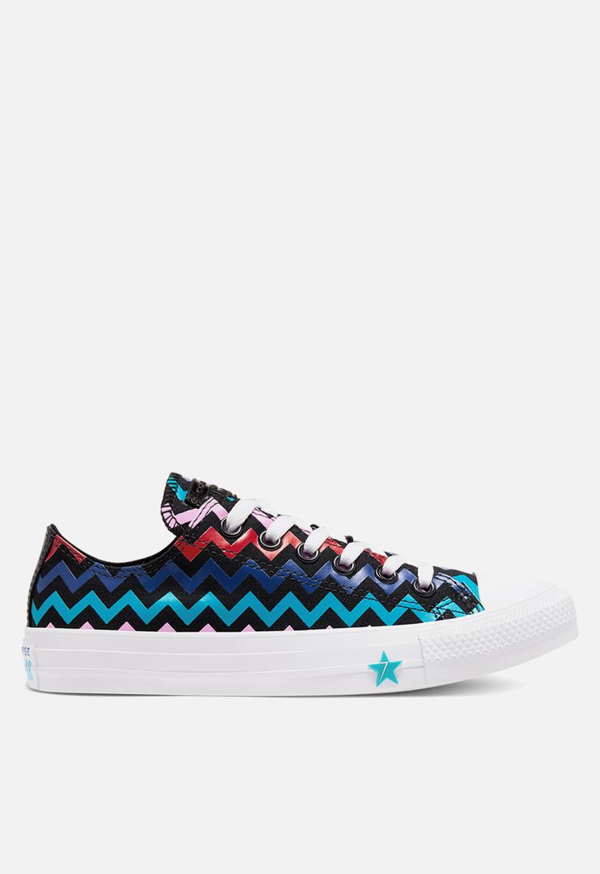 Converse - Chuck Taylor All Star VLTG ox -  black / peony pink - back to earth