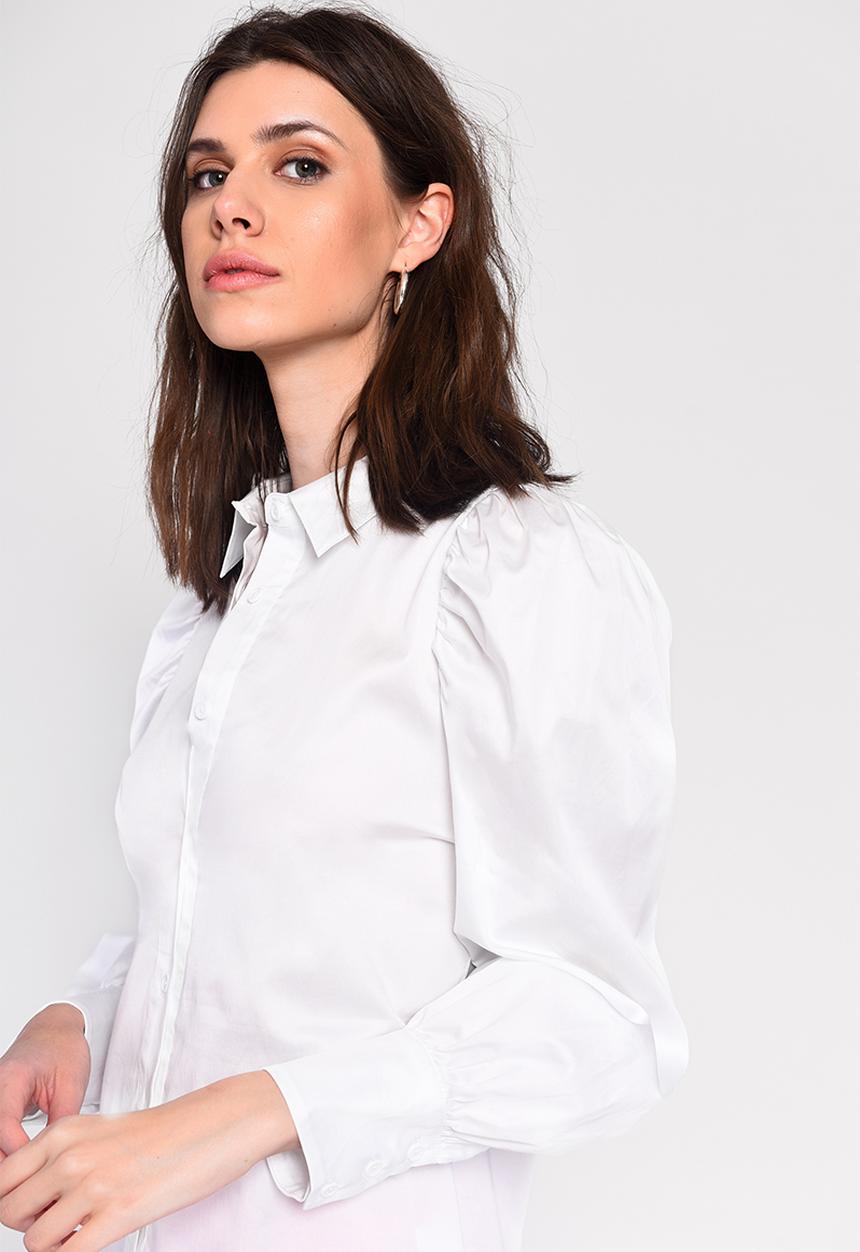 Glamorous - Puff sleeve shirt - white