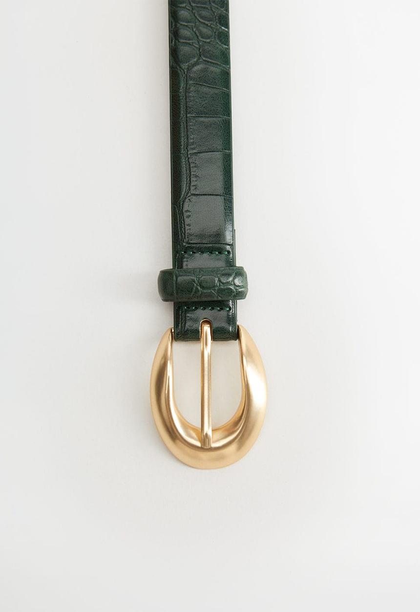 MANGO - Belt miercole - green