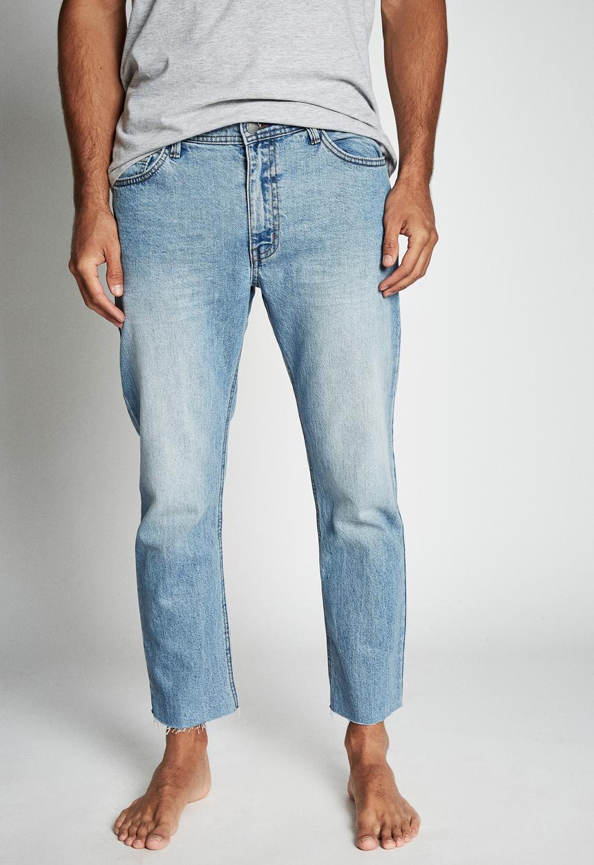 Cotton On - Raw crop jean - vintage blue