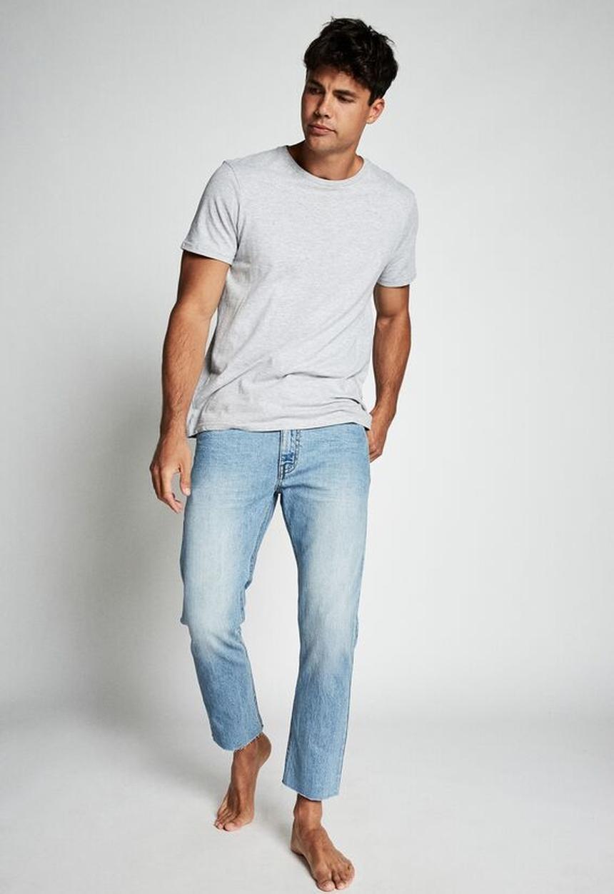 Cotton On - Raw crop jean - vintage blue