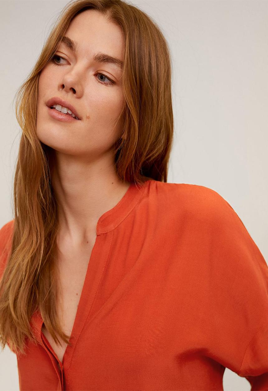 MANGO - Blouse lince - orange