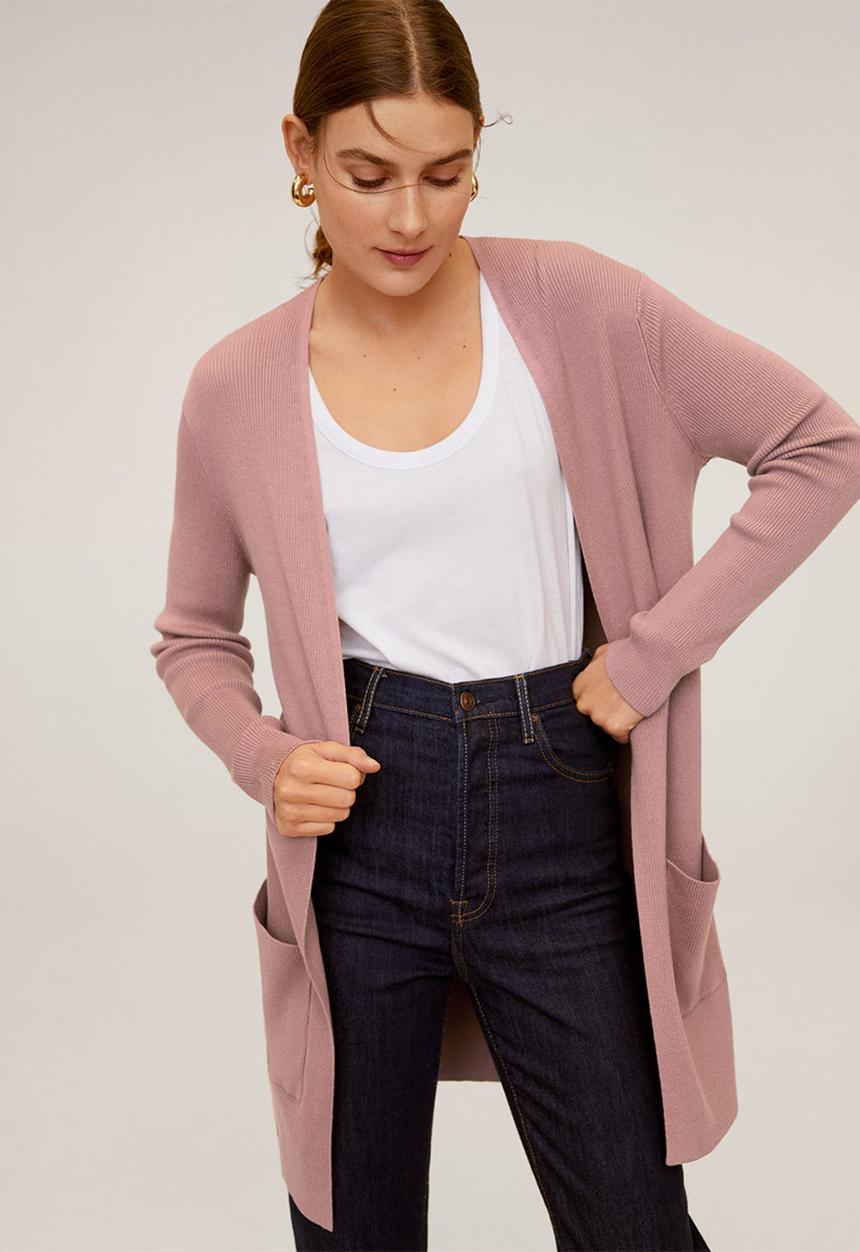 MANGO - Cardigan almansa - pink