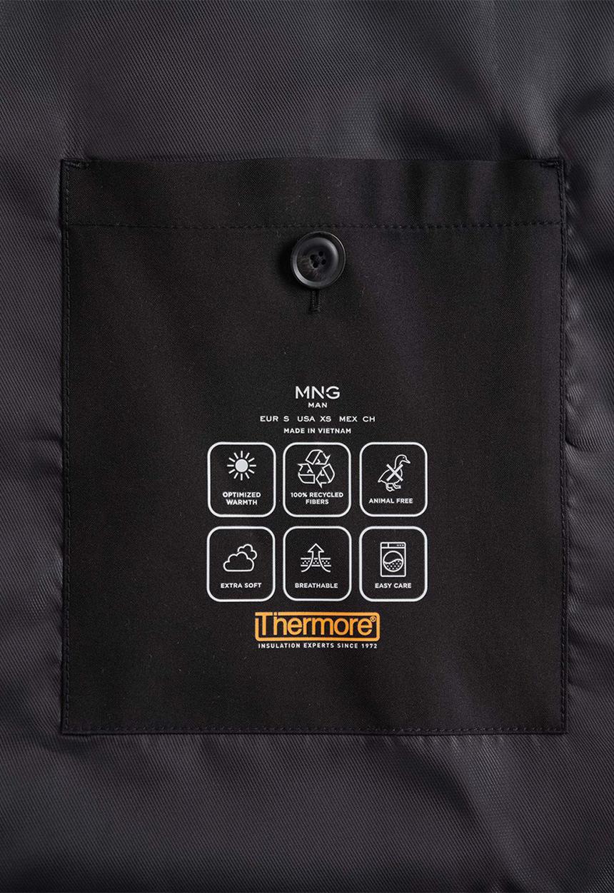 MANGO - Kintosh parka - black