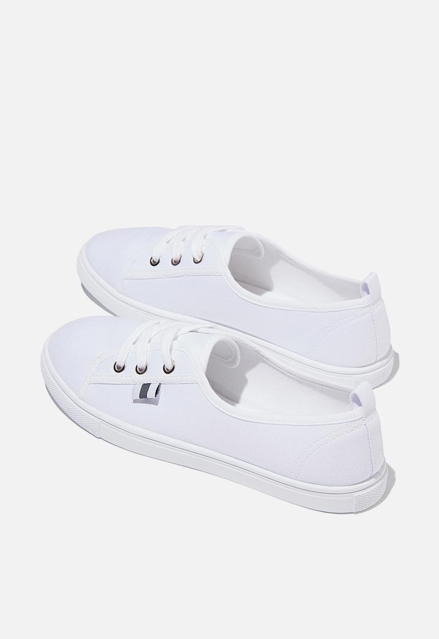 Cotton On - Amie plimsoll  - white