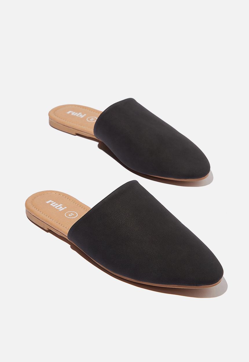 Cotton On - Essential avery almond toe mule - black