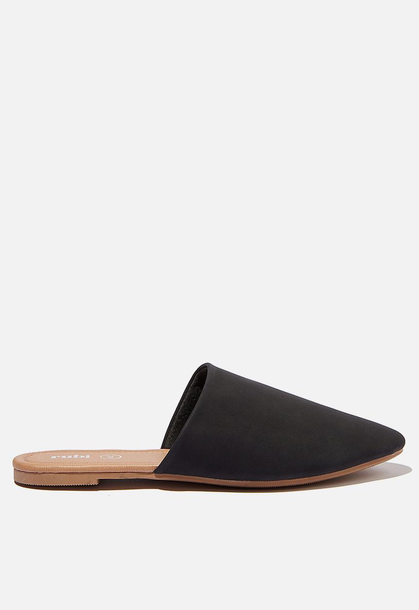 Cotton On - Essential avery almond toe mule - black