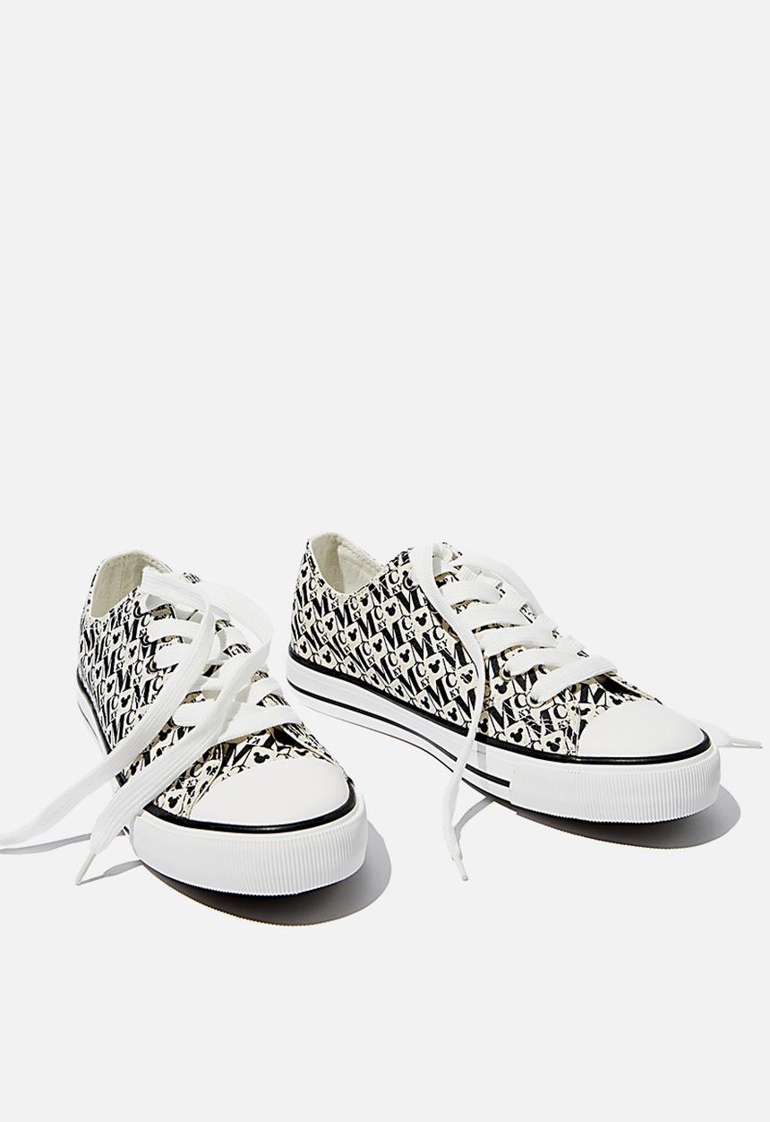 Cotton On - Mickey jodi low rise - white & black 