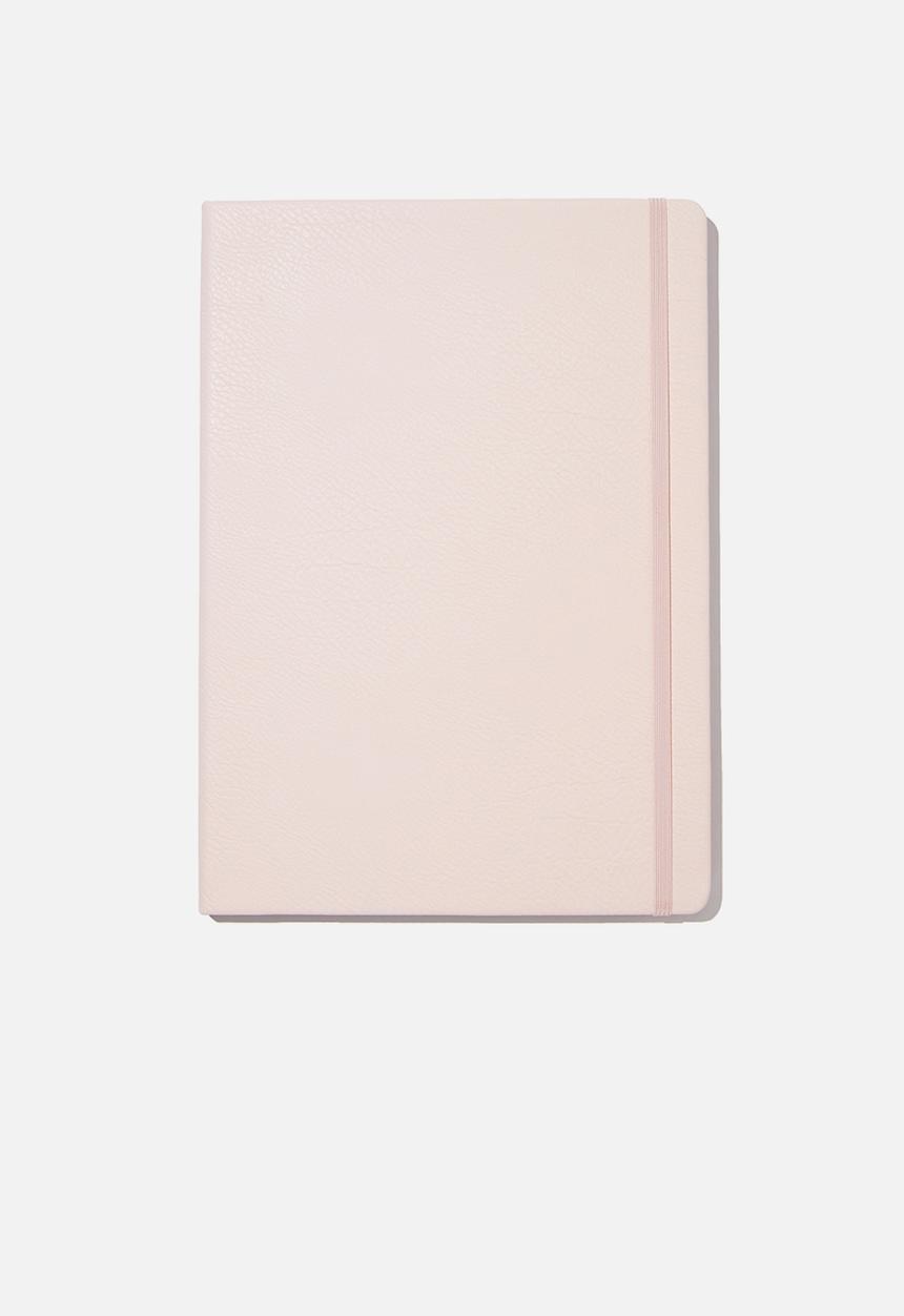 Typo - A4 buffalo journal - pebbled blush