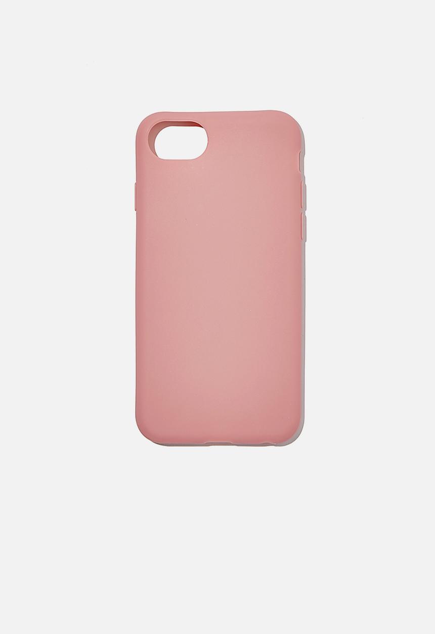 Typo - Slimline recycled phone case iphone 6,7,8  - dusty rose