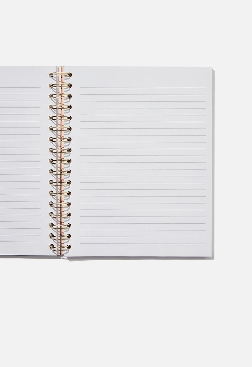 Typo - Ultimate spiral notebook - pink