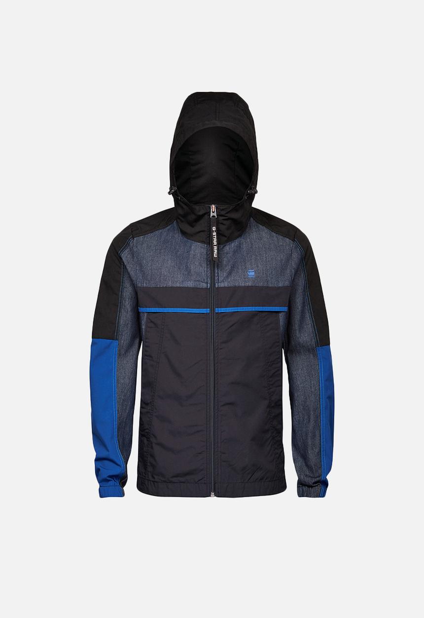 G-STAR - Denim hooded jacket - blue