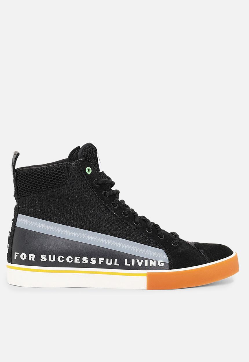 Diesel  - S-dvelows mid - black / sprout green