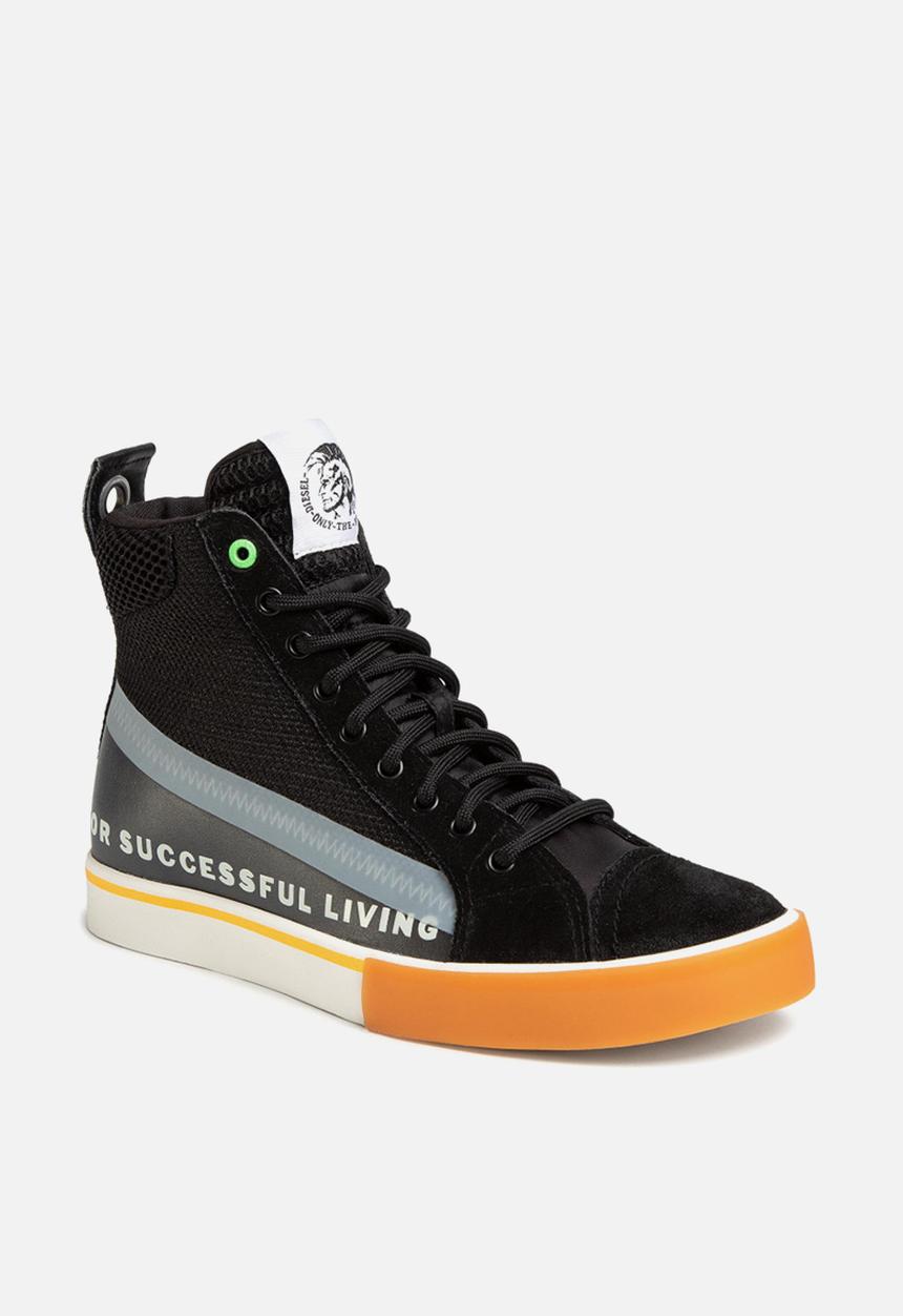 Diesel  - S-dvelows mid - black / sprout green