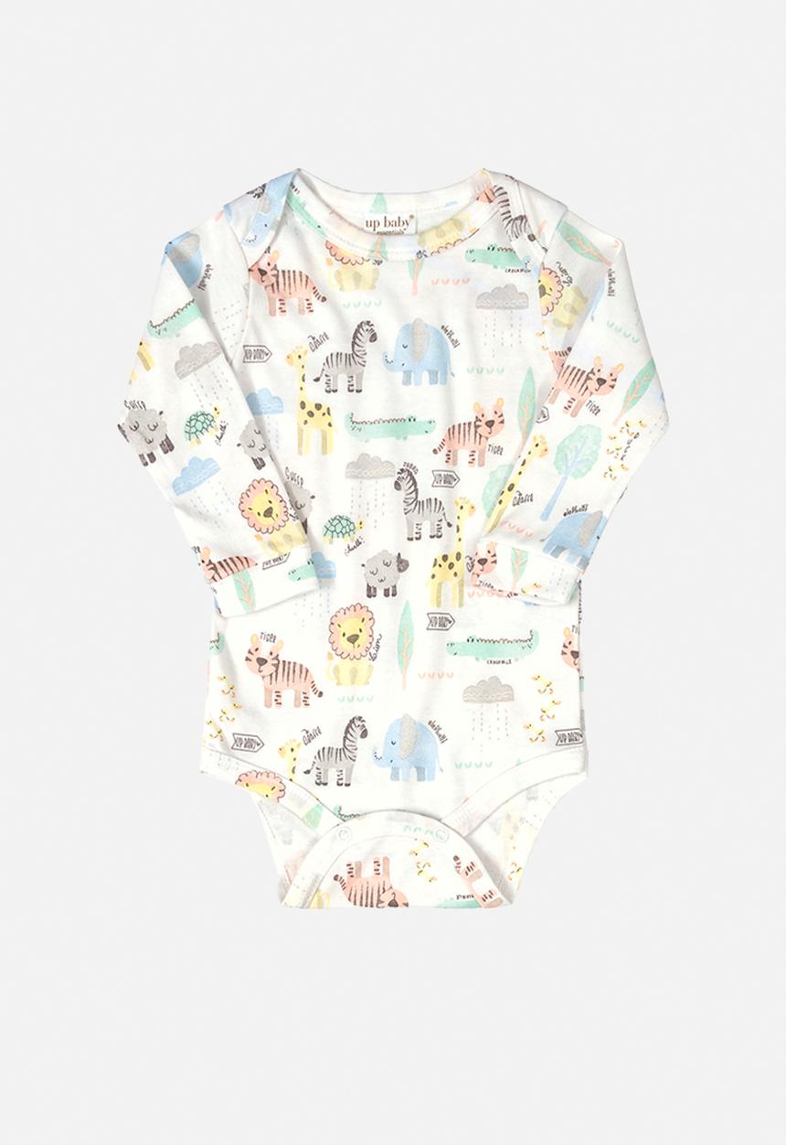 UP Baby - Boys printed bodysuit - white/multi 