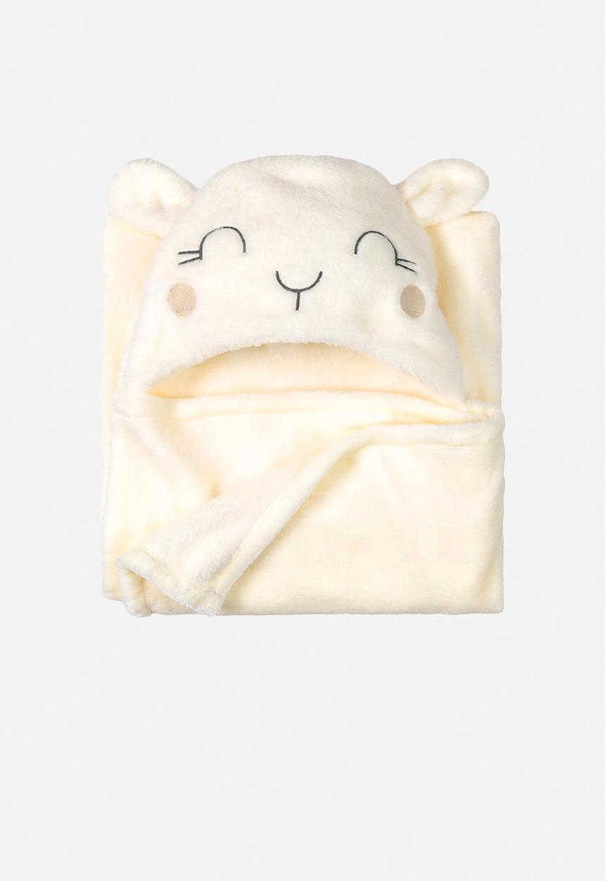 UP Baby - Baby bear blanket - cream 