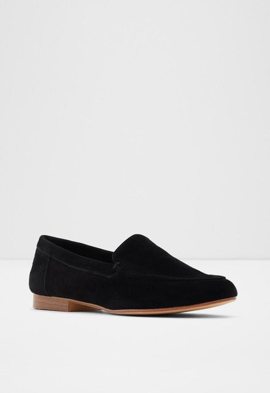 ALDO - Joeya suede loafer - black