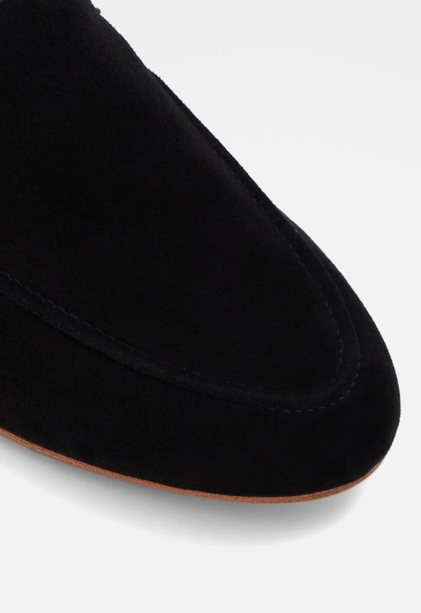 ALDO - Joeya suede loafer - black
