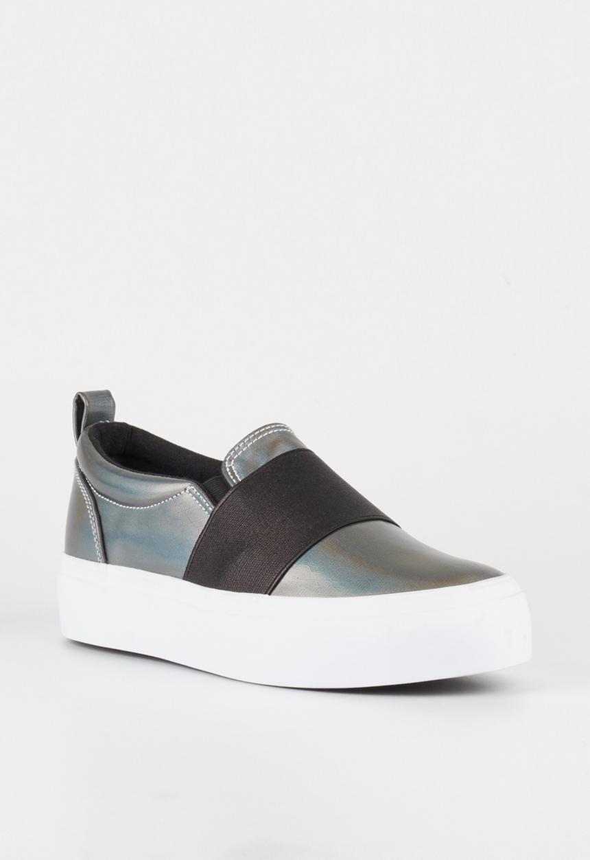 Miss Black - Abbey sneaker - pewter
