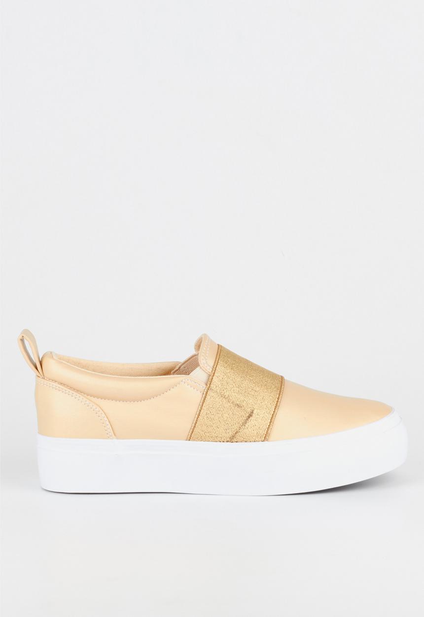 Miss Black - Abbey sneaker - gold