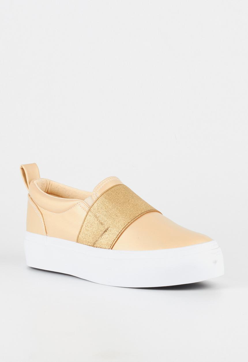Miss Black - Abbey sneaker - gold