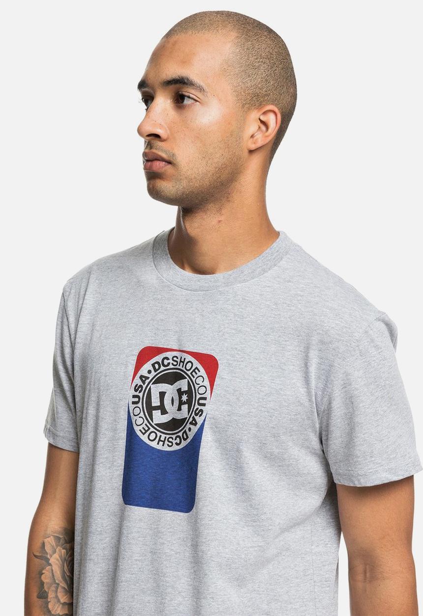 DC - Chest logo tee - grey