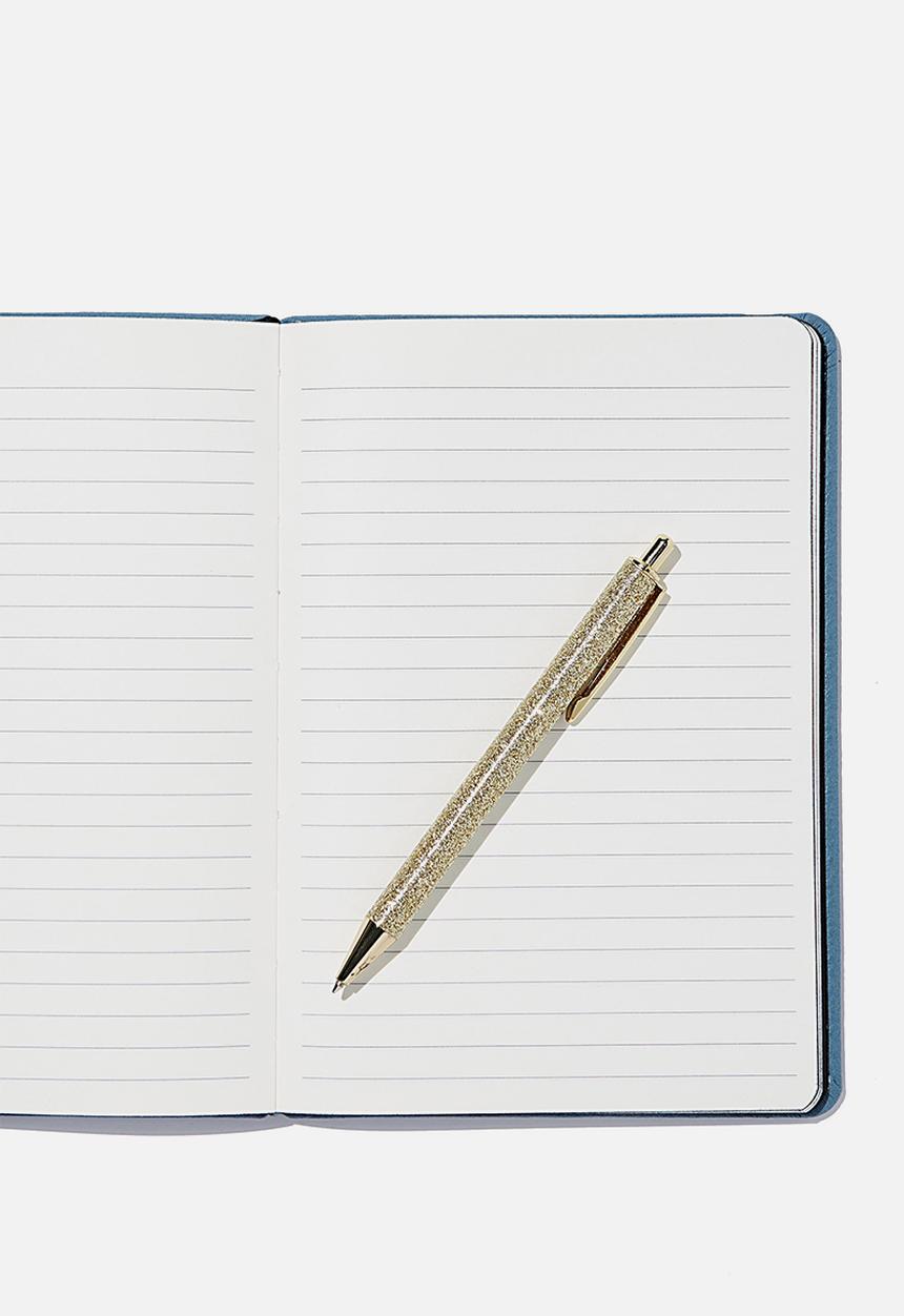 Typo - A5 buffalo journal - petrol blue