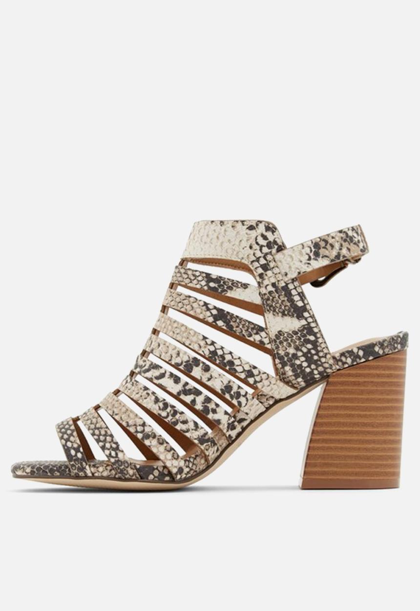 Call It Spring - Viscaria heel - black & white
