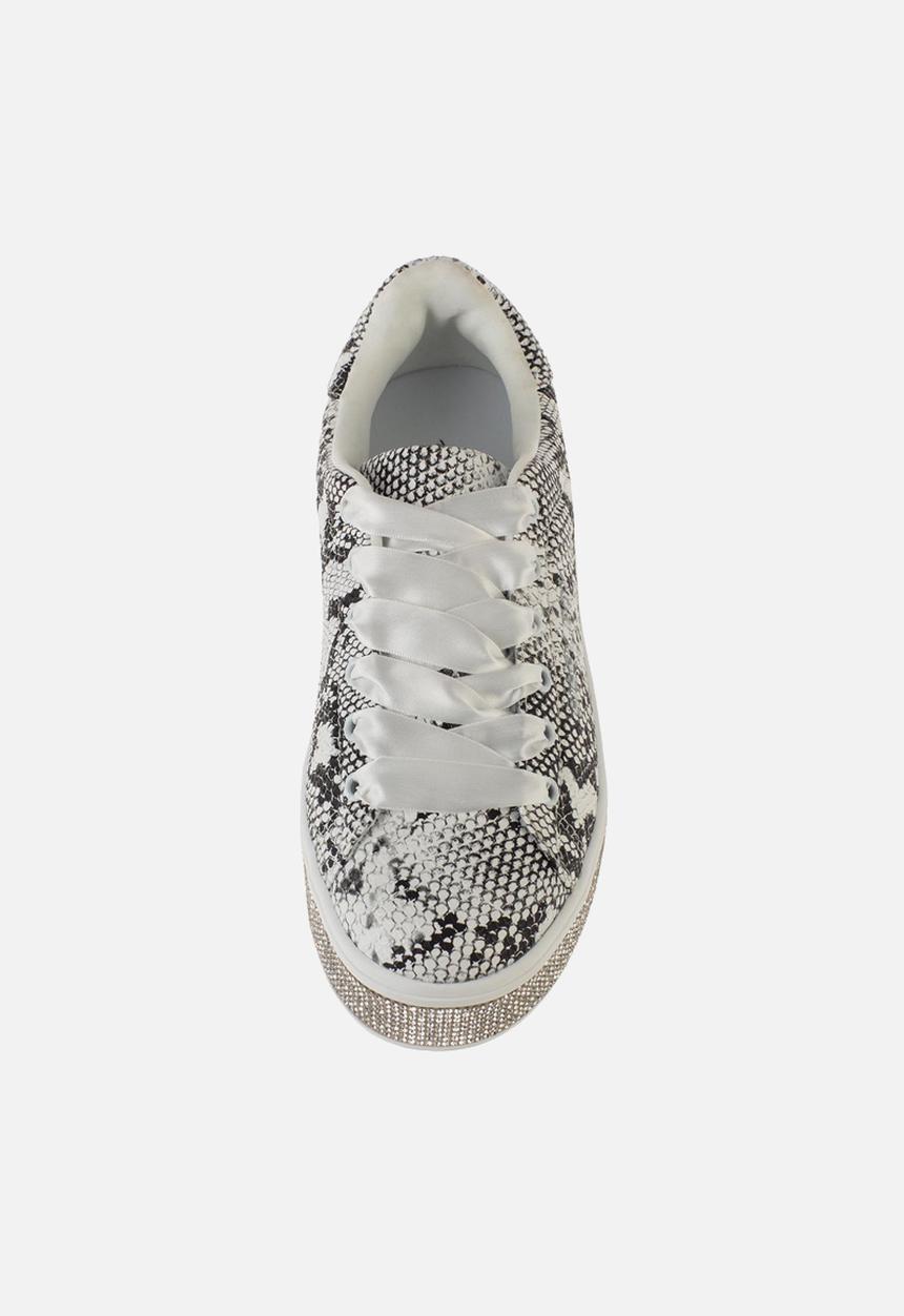 SISSY BOY - Duchess sneaker - white & black