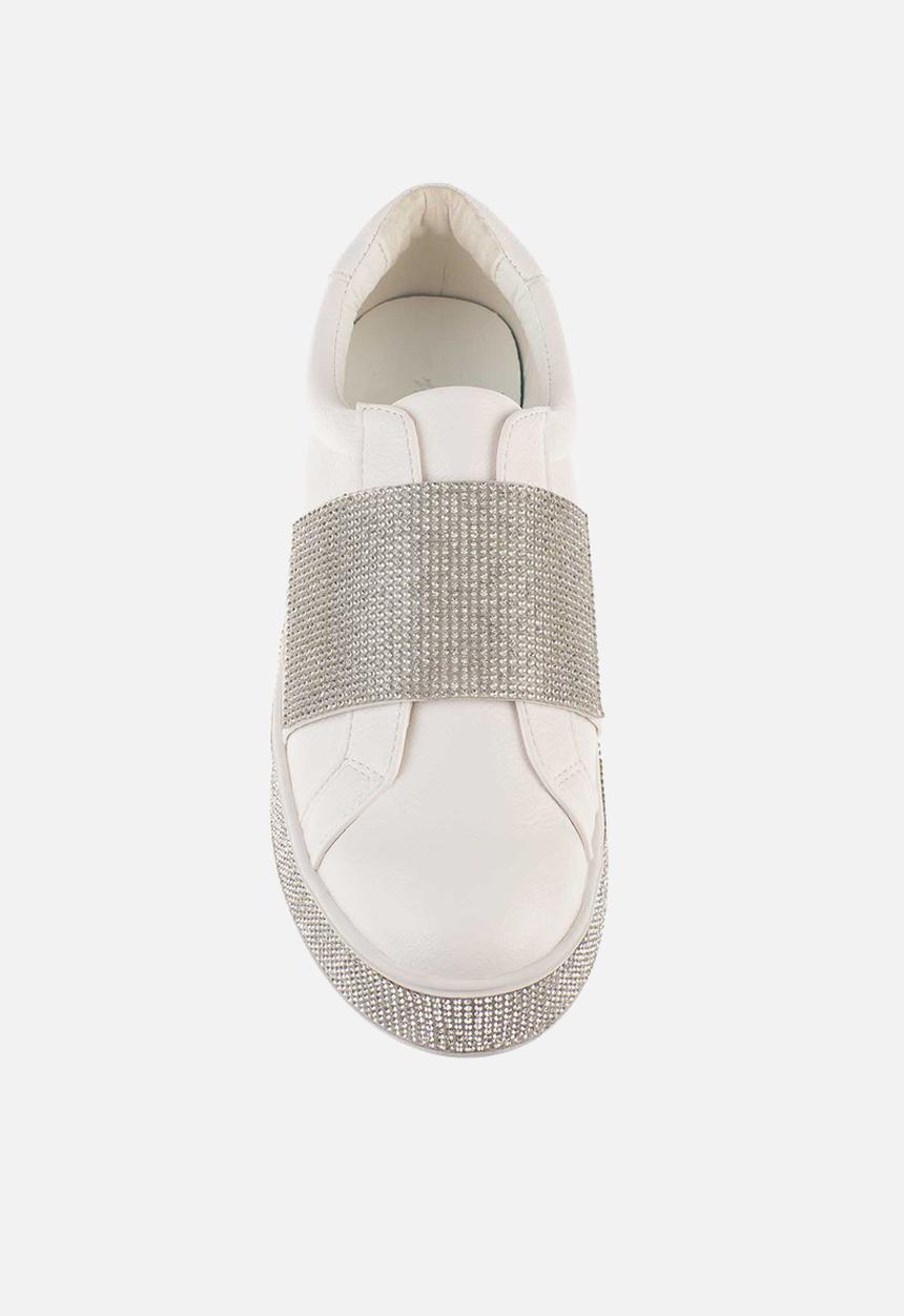 SISSY BOY - Shimmer sneaker - white