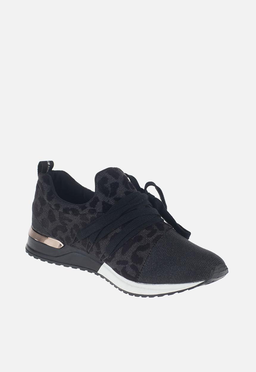 SISSY BOY - Creeper animal print sneaker - black