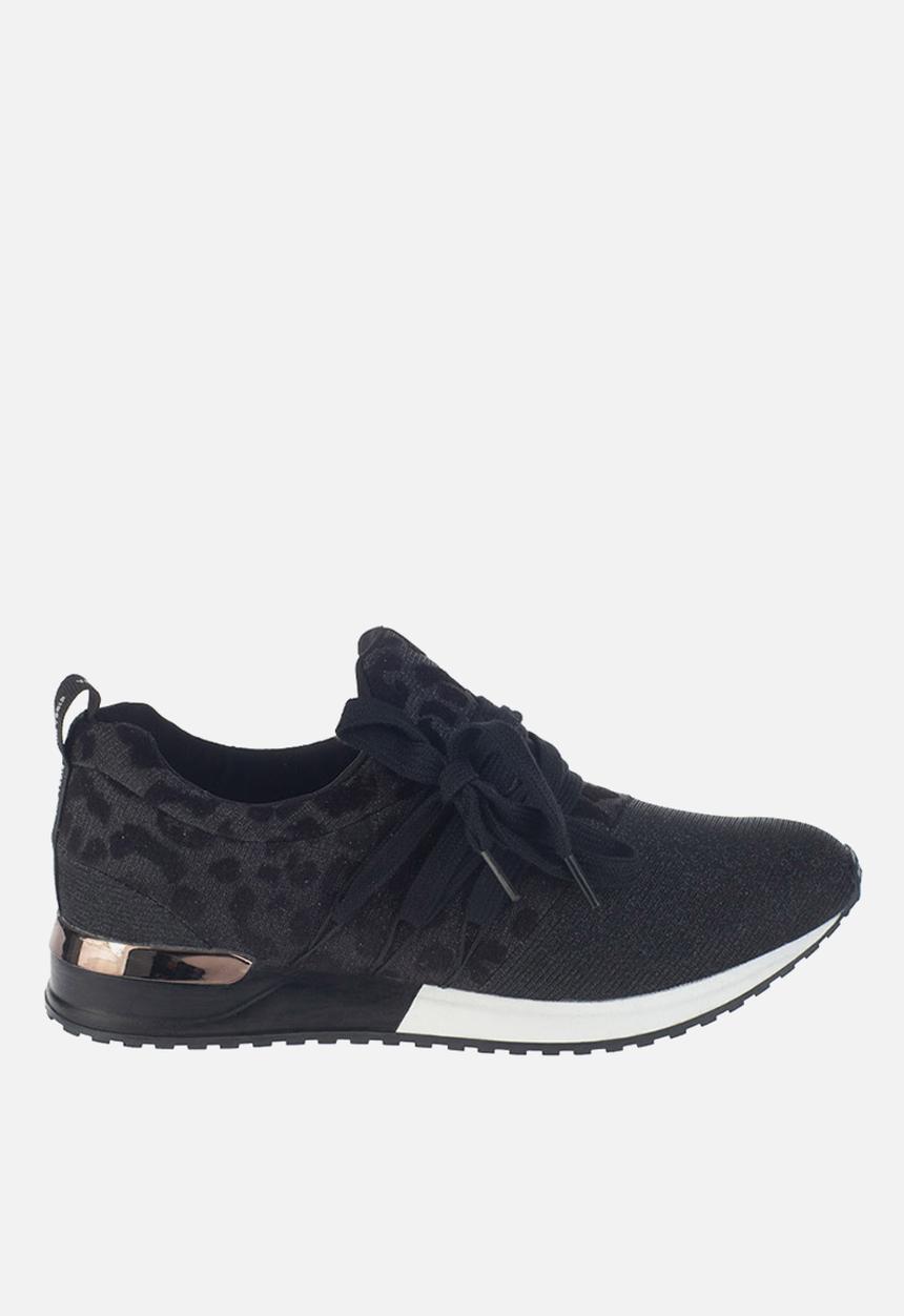 SISSY BOY - Creeper animal print sneaker - black