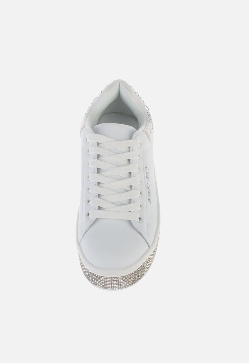SISSY BOY - Dont look back sneaker - white & silver