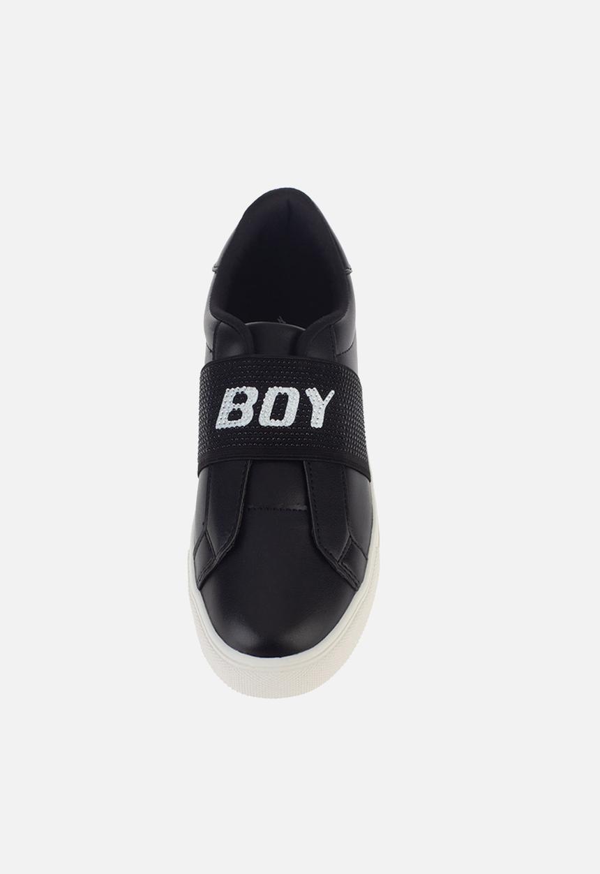SISSY BOY - Gimmie glitter elastic sneaker - black