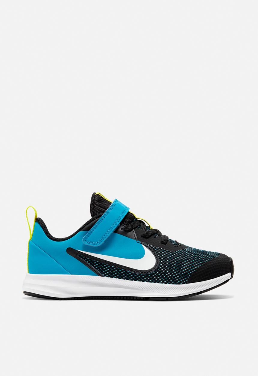 Nike - Nike downshifter 9 - black, white & lazer blue