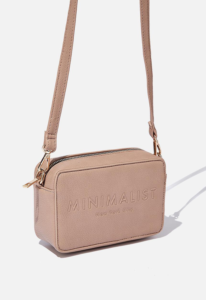 Rubi - Stevie boxy cross body bag - taupe 